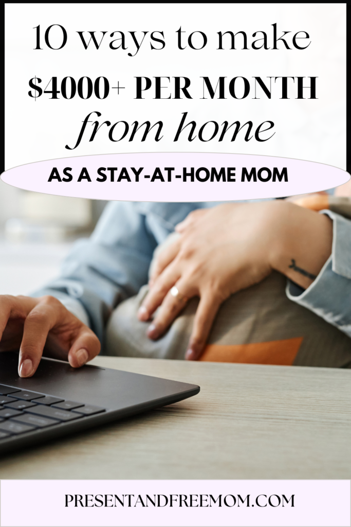 make money as a stay at home mom